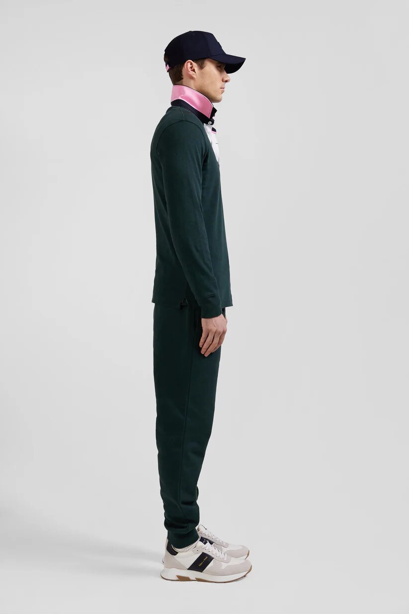 Eden Park Regular fit cotton long-sleeved jersey with bow tie details