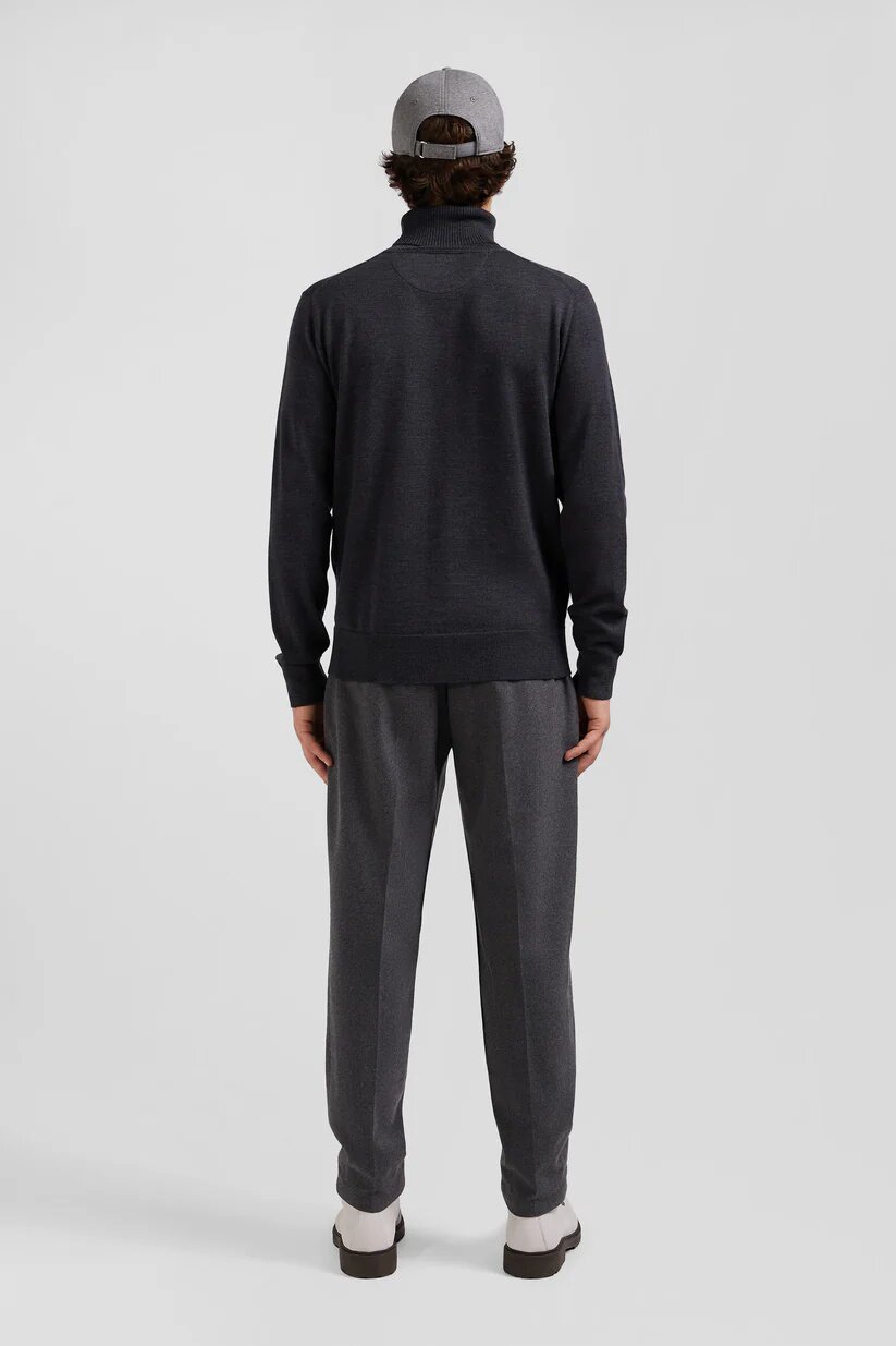 Eden Park Regular fit  merino wool turtleneck sweater