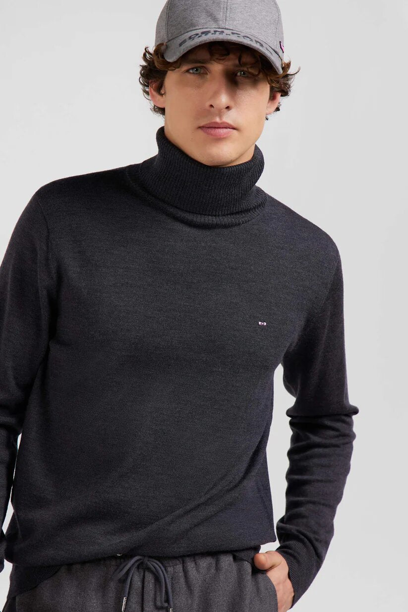Eden Park Regular fit  merino wool turtleneck sweater