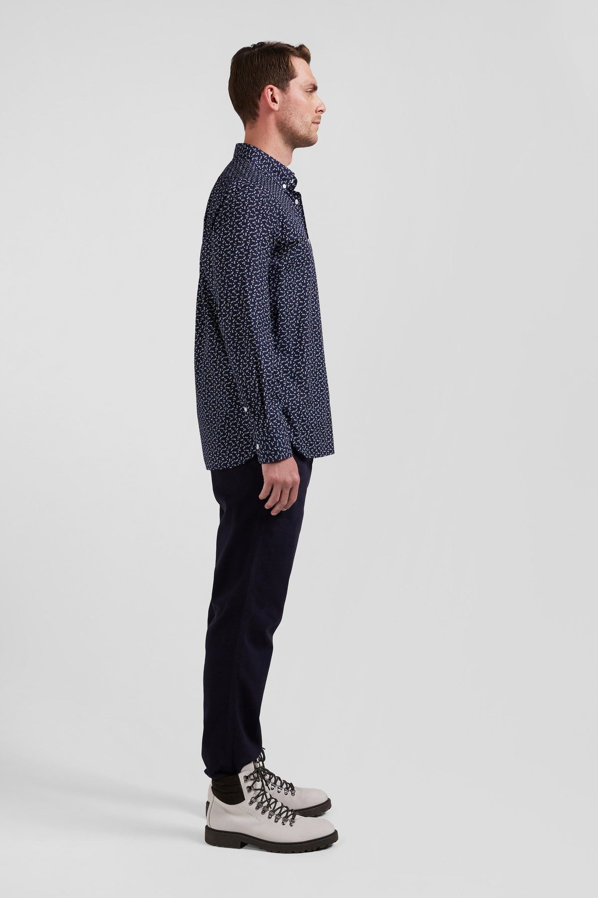Eden Park Shirt With Microprint Bow Tie, Regular Fit