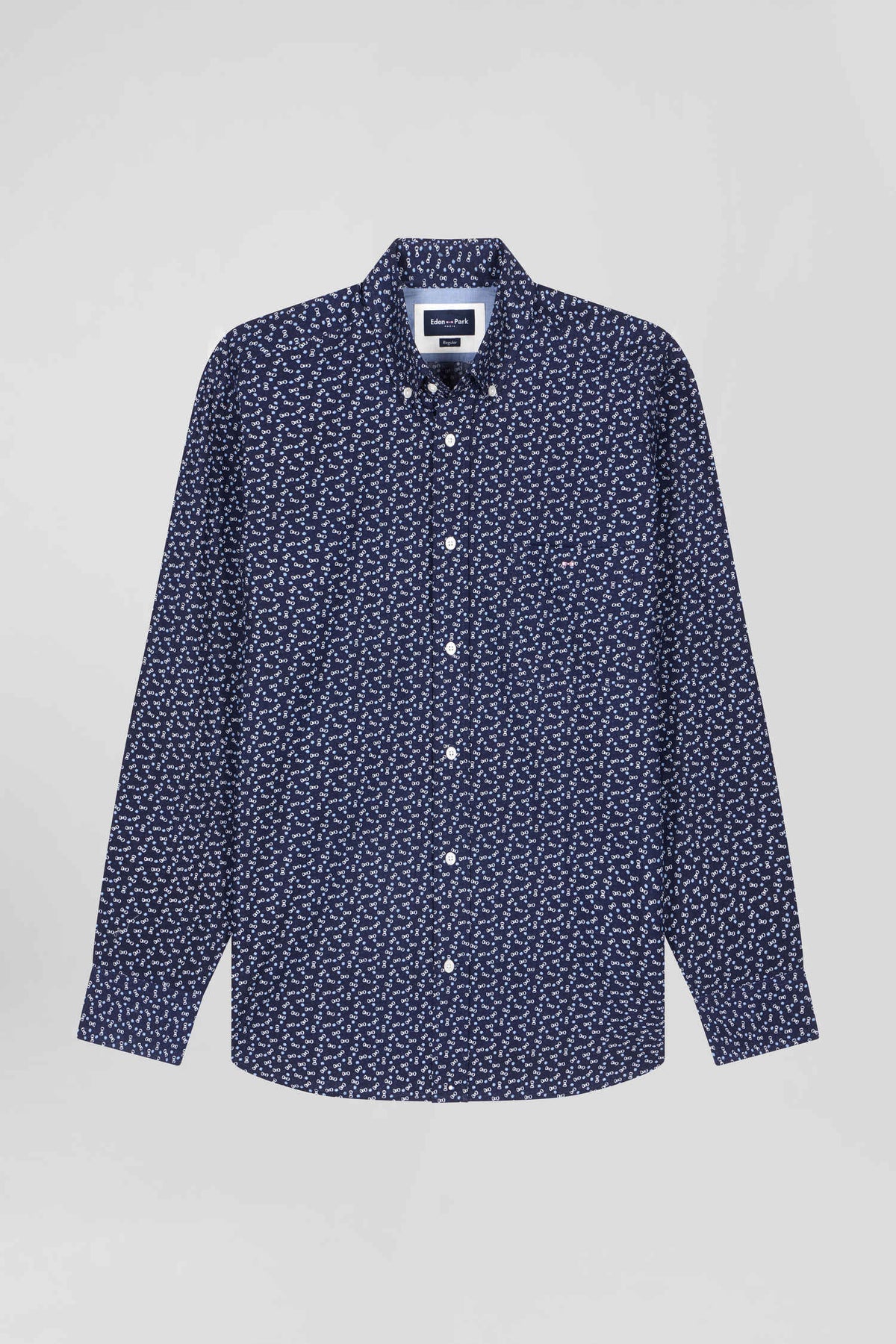 Eden Park Regular-Fit Printed Poplin Shirt