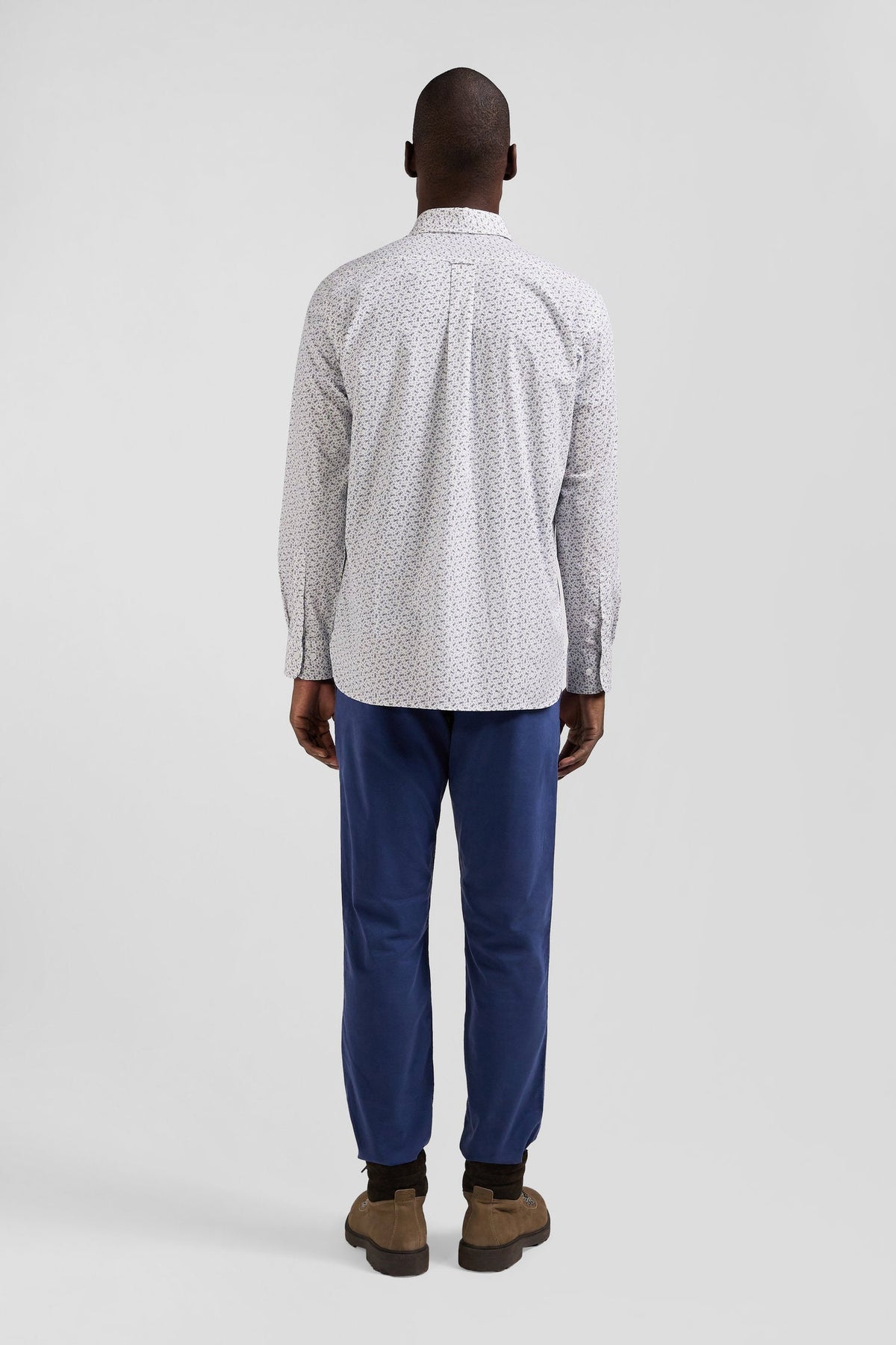 Eden Park Shirt With Microprint Bow Tie, Regular Fit