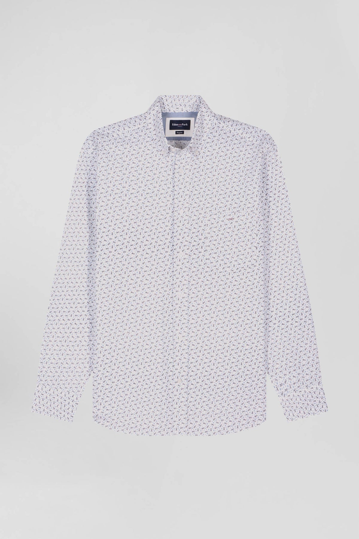 Eden Park Shirt With Microprint Bow Tie, Regular Fit