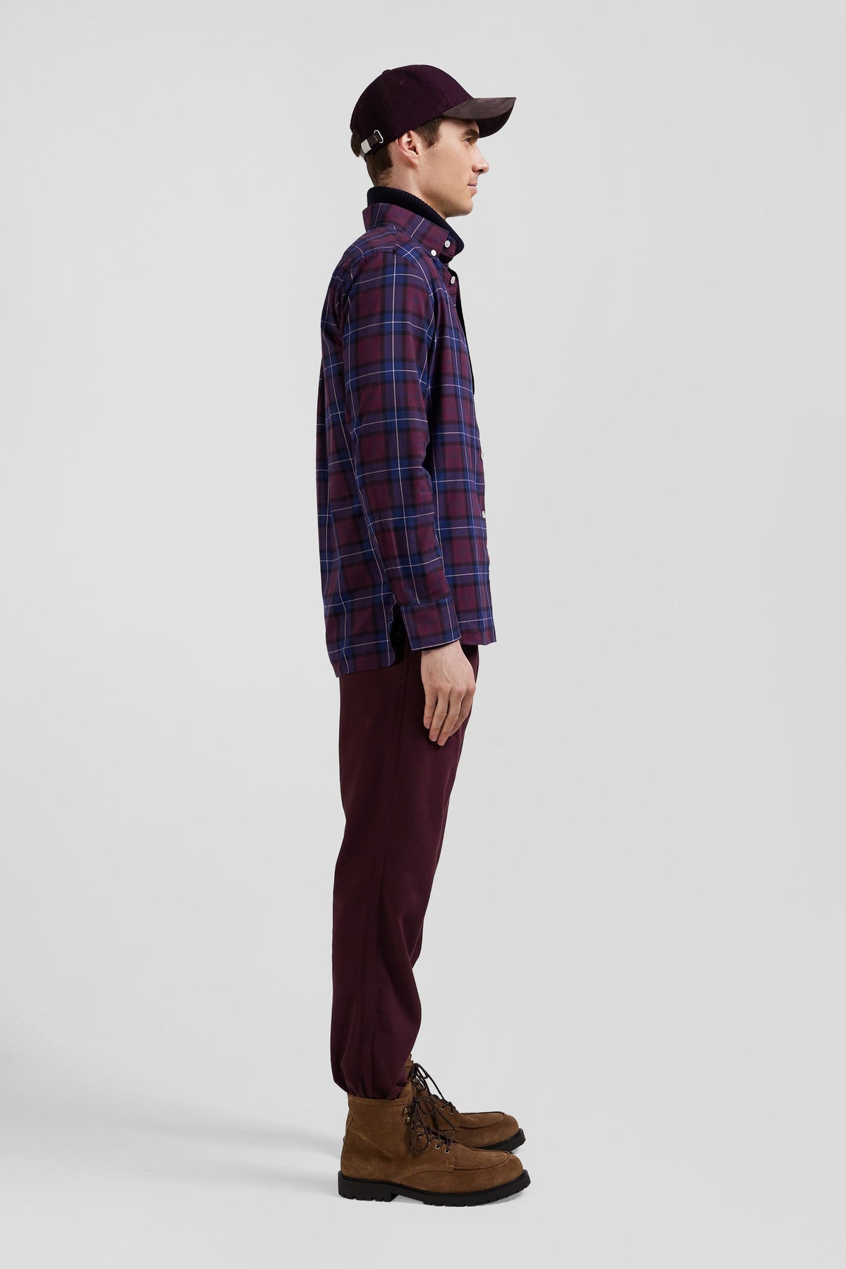 Eden Park Regular Fit Twill Checked Shirt
