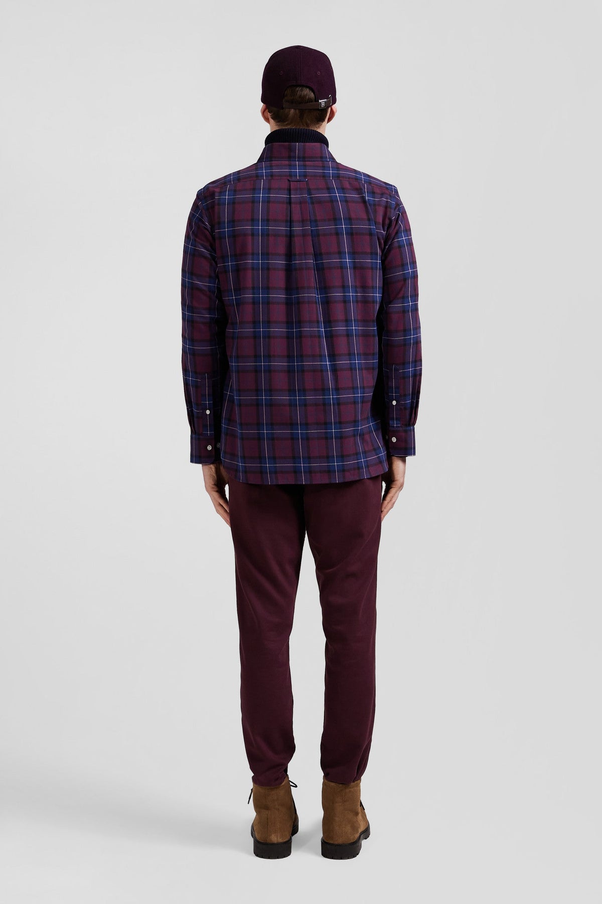 Eden Park Regular Fit Twill Checked Shirt