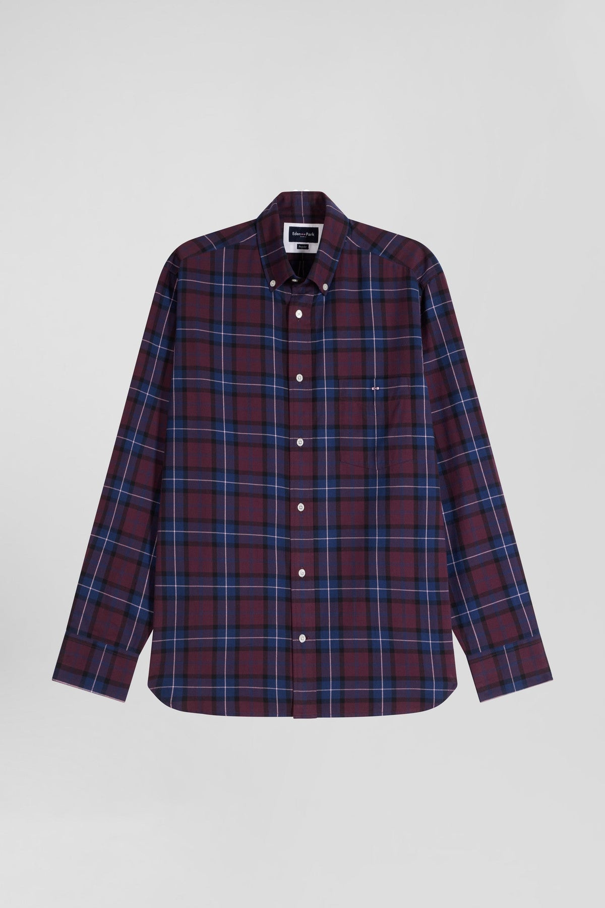 Eden Park Regular Fit Twill Checked Shirt