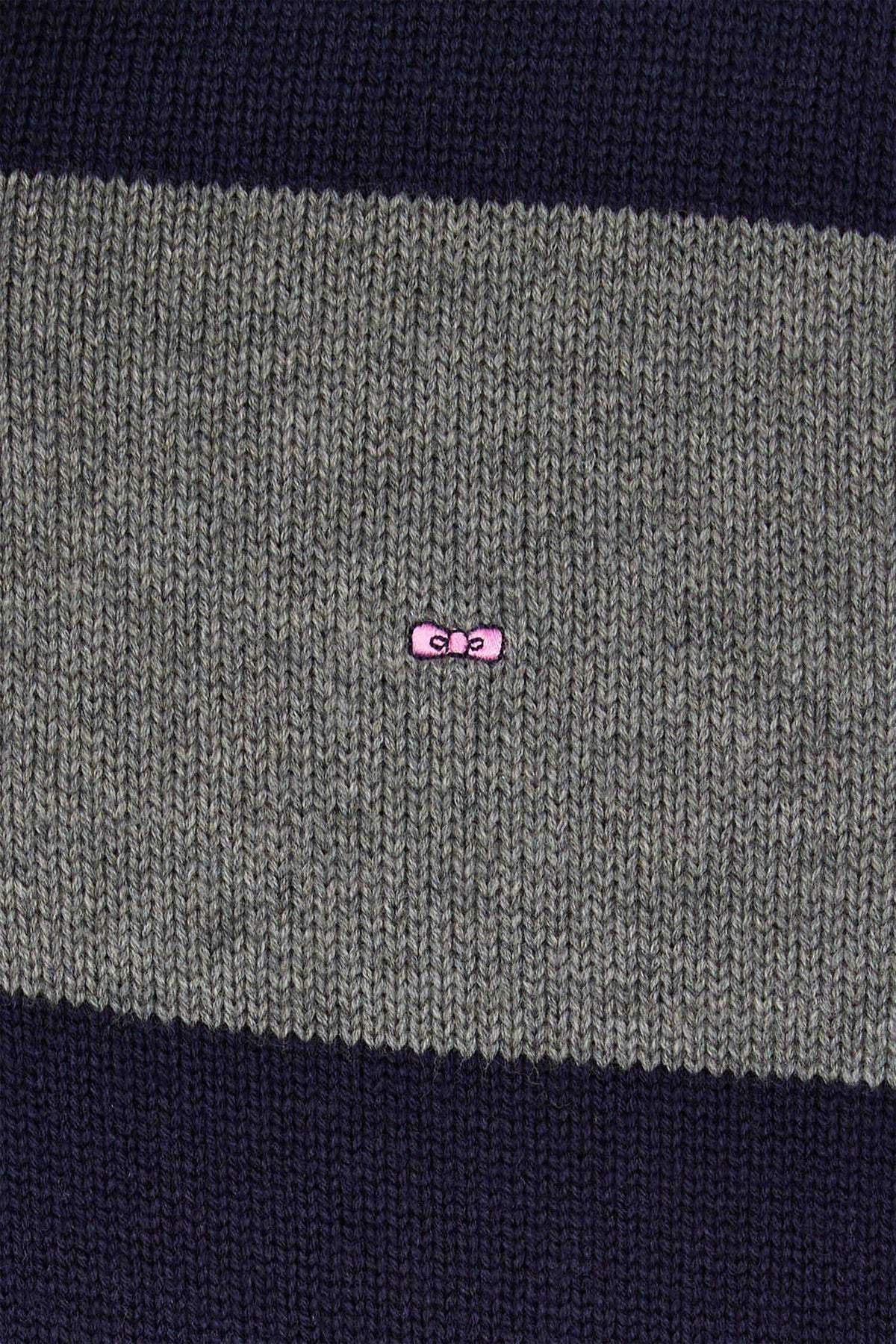 Eden Park Regular Fit Striped Jersey Collar Sweater