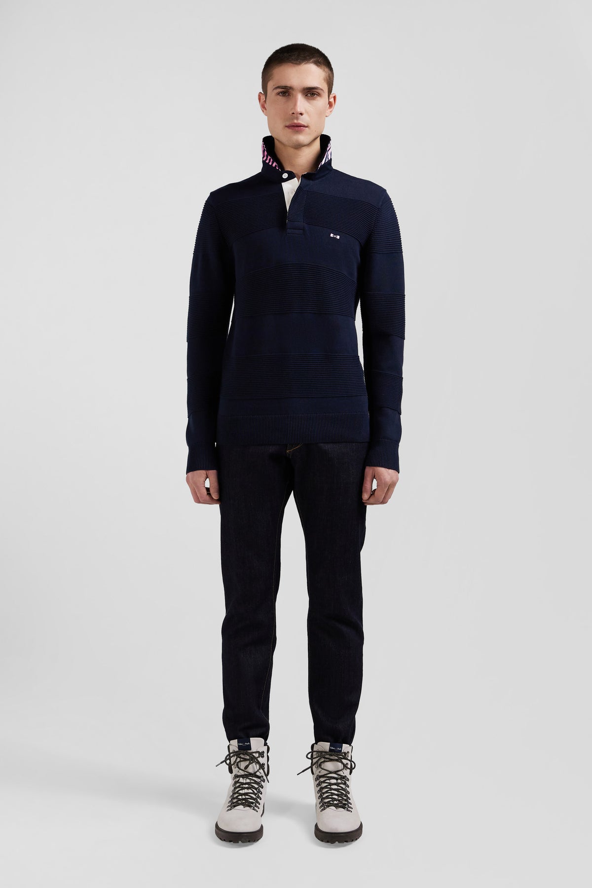 Eden Park Regular Fit Polo Neck Sweater