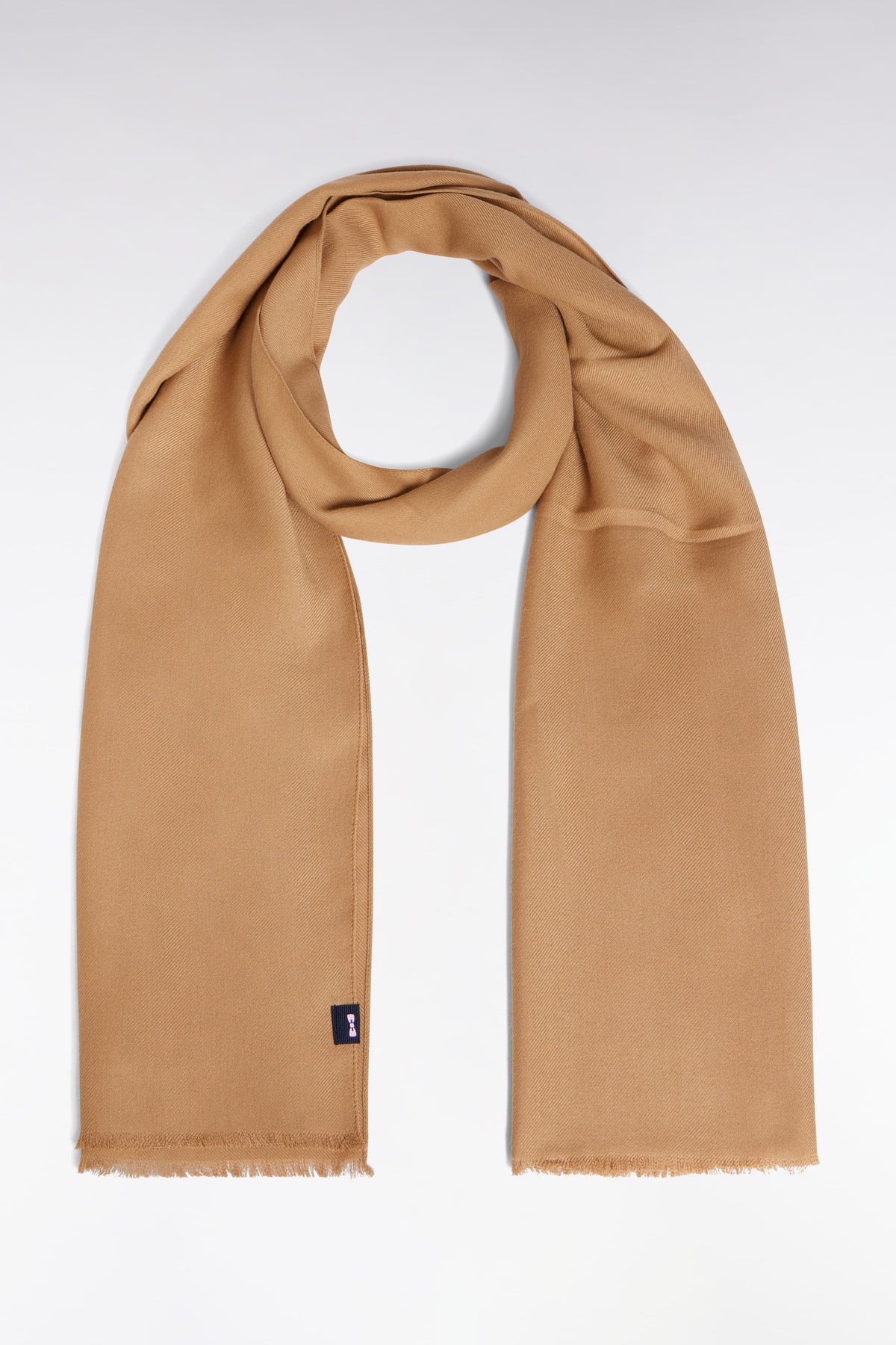 Eden Park Ochre fringed scarf