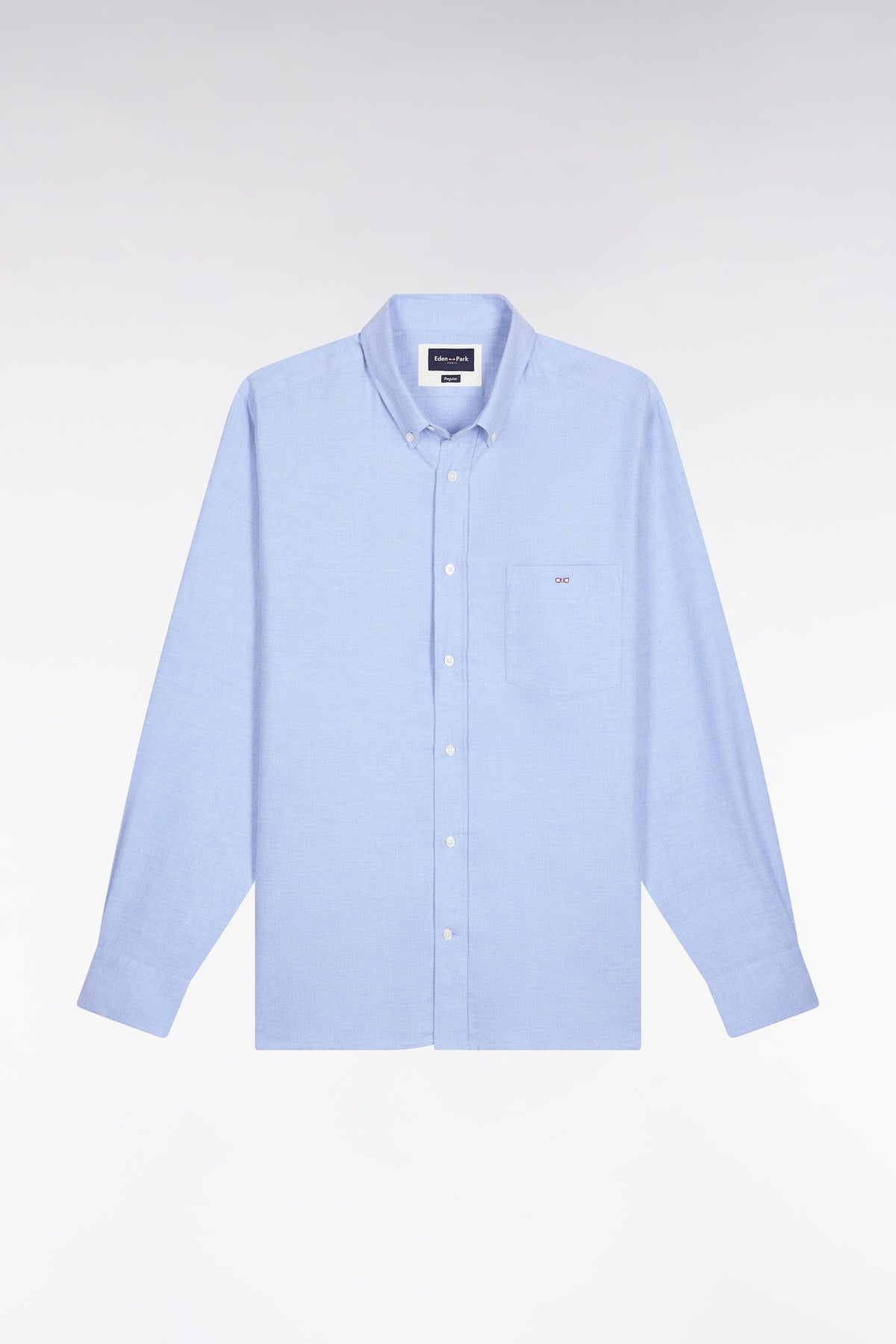 Eden Park Straight cut sky flannel shirt