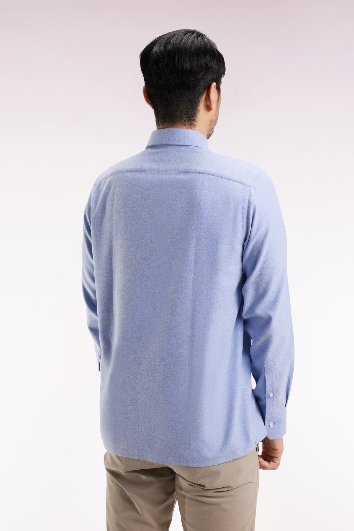 Eden Park Straight cut sky flannel shirt