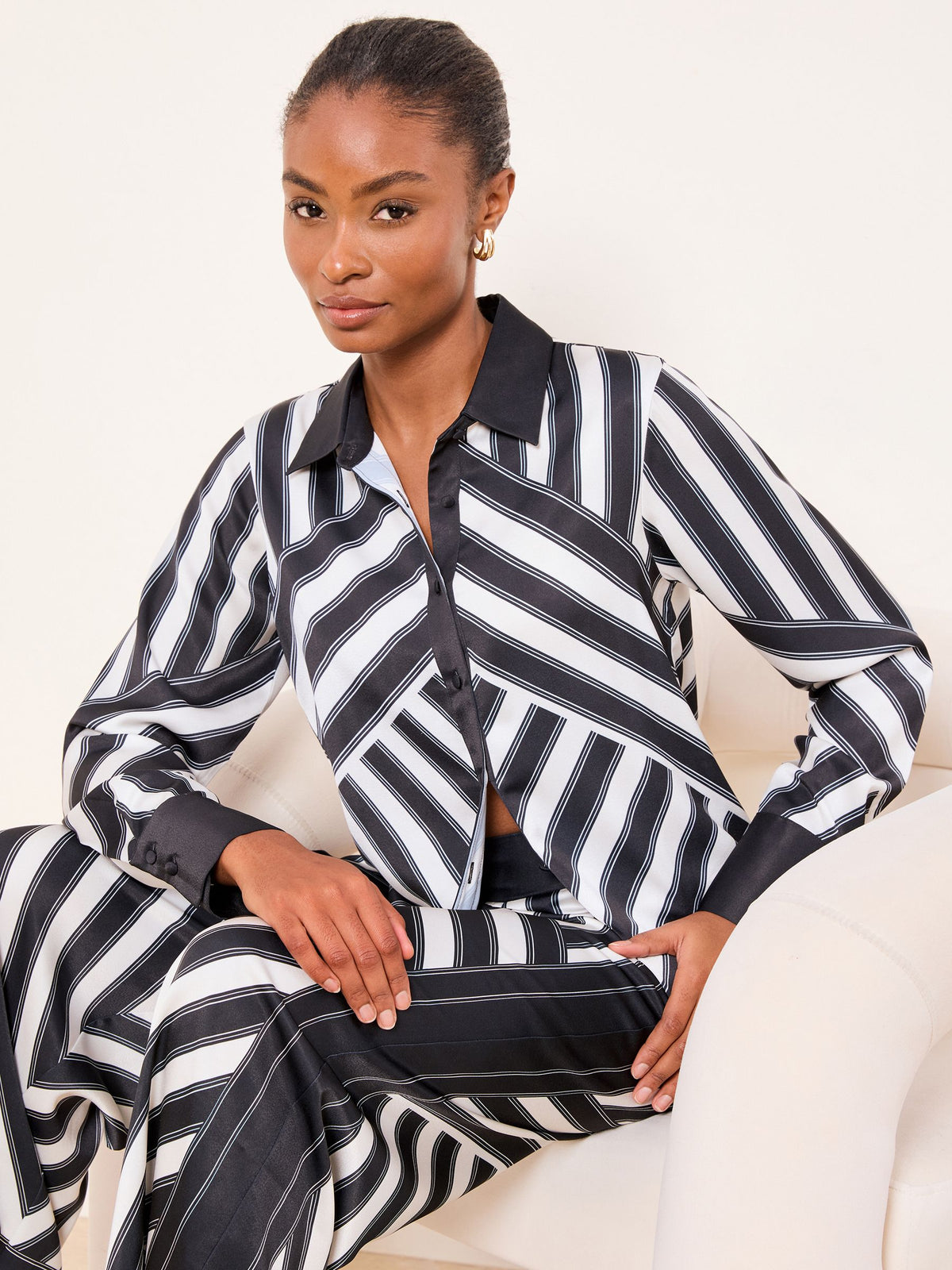 Lipsy London Lipsy Black/White Shirt