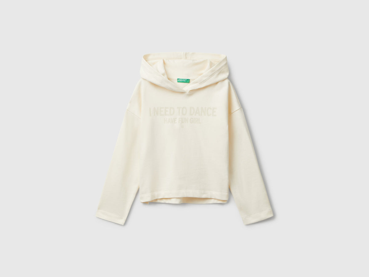 Benetton Sweatshirt with slogan print