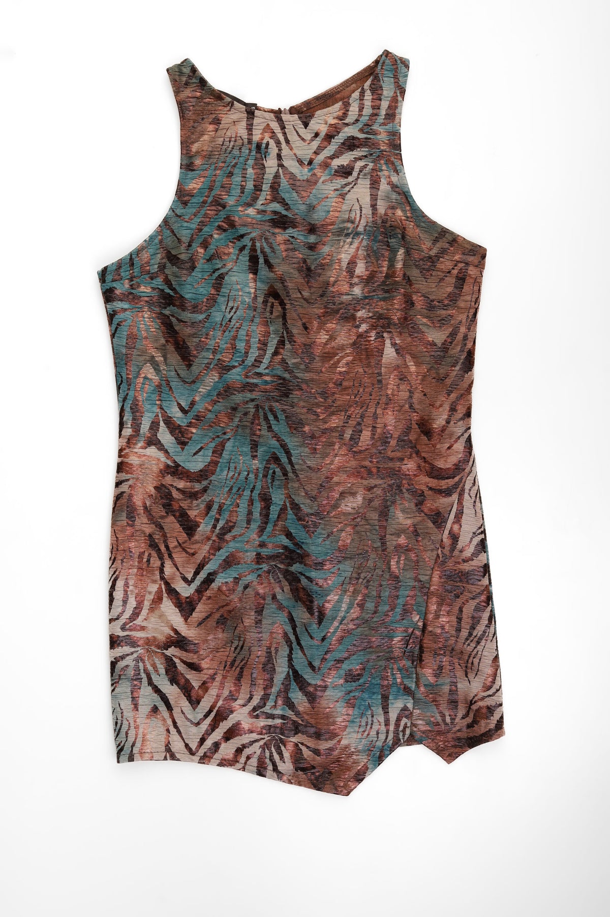 Forever 21 High neckline / Jewel neck with a racerback-style cut.