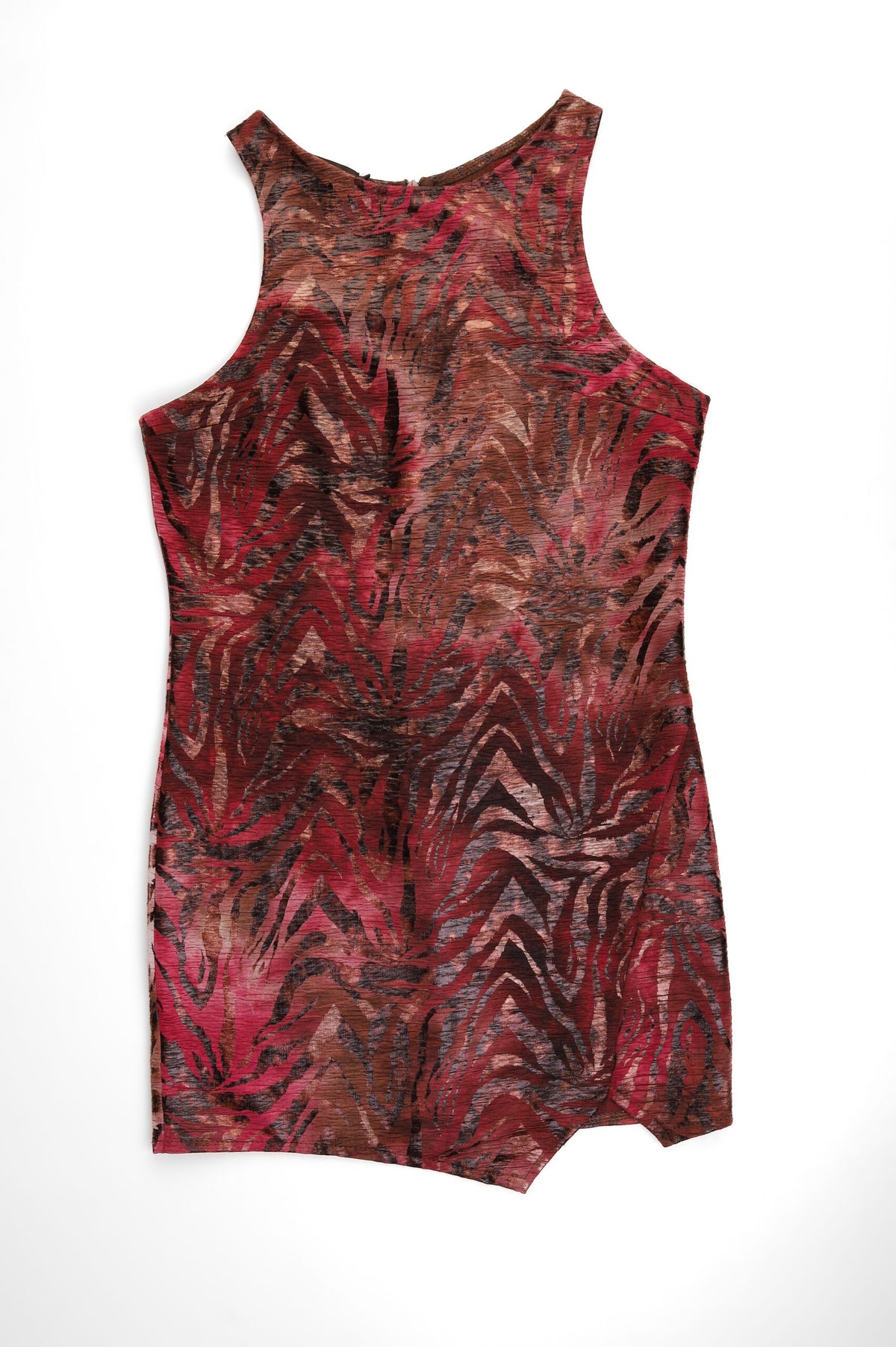 Forever 21 High neckline / Jewel neck with a racerback-style cut.