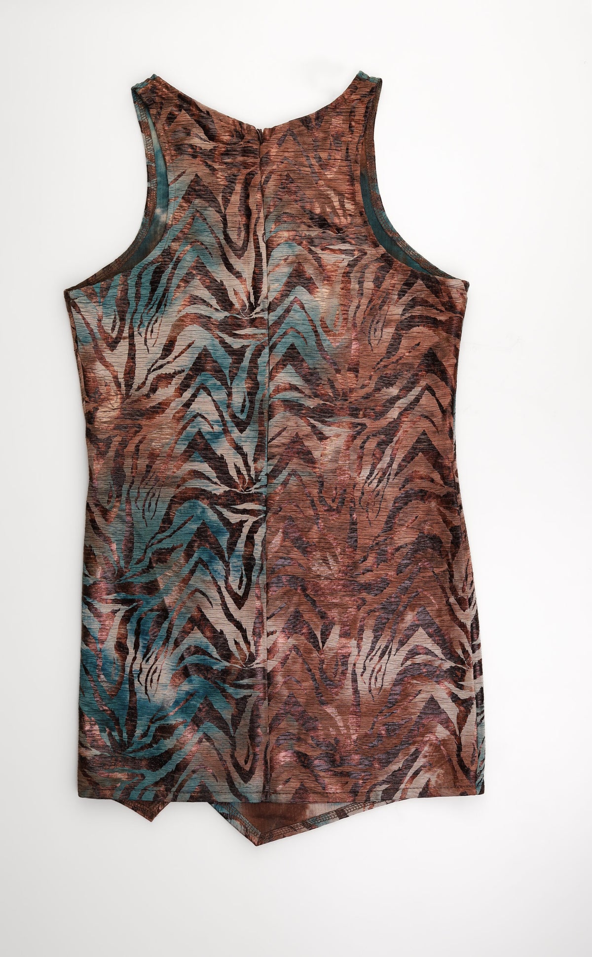 Forever 21 High neckline / Jewel neck with a racerback-style cut.