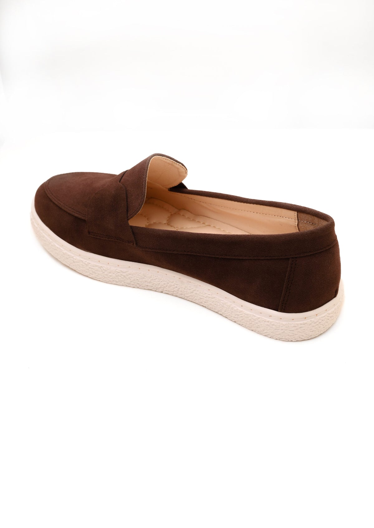 Forever 21 Suede-Finish Loafer Sneakers