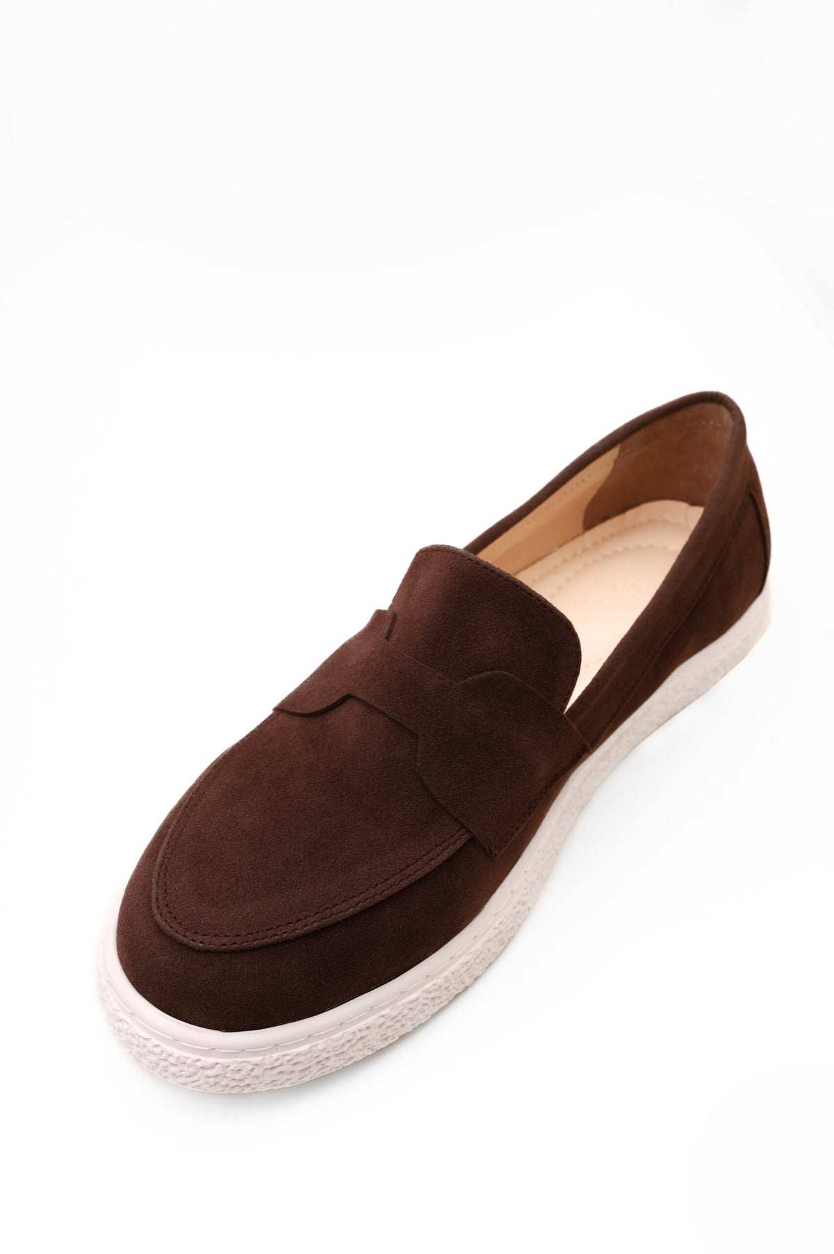 Forever 21 Suede-Finish Loafer Sneakers