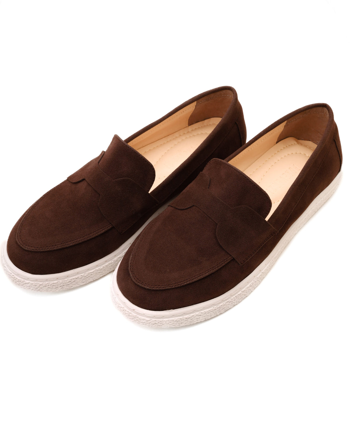 Forever 21 Suede-Finish Loafer Sneakers