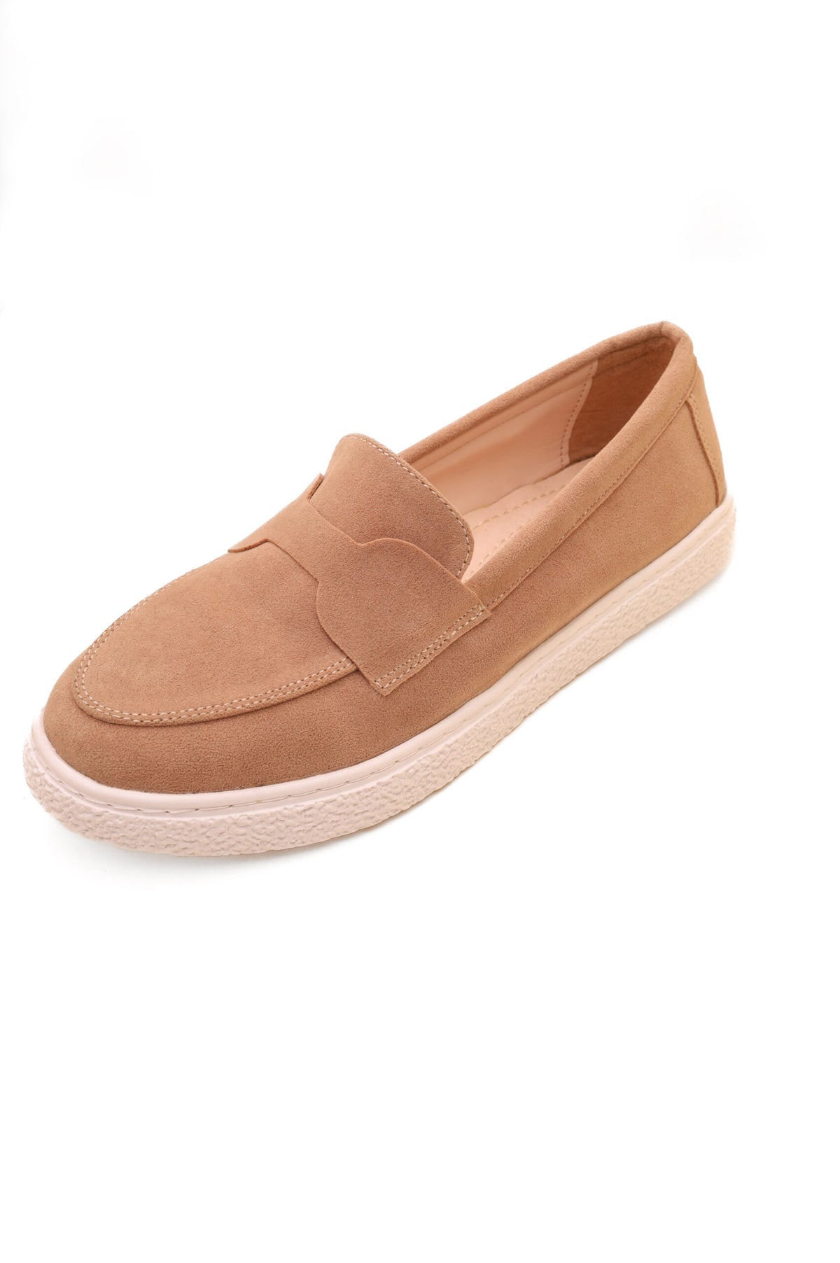 Forever 21 Suede-Finish Loafer Sneakers