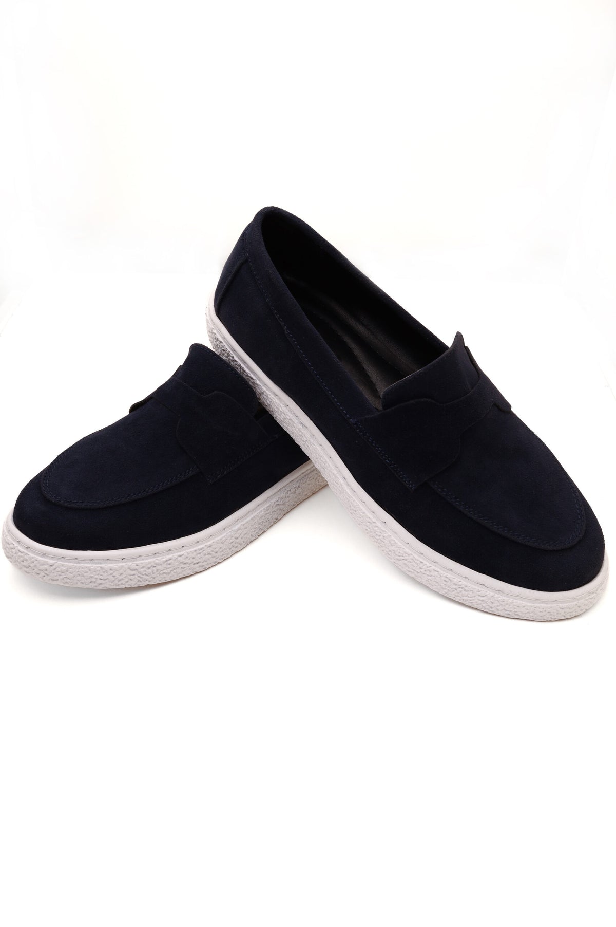 Forever 21 Suede-Finish Loafer Sneakers