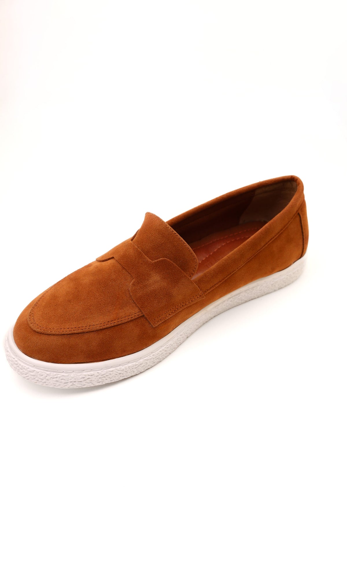 Forever 21 Suede-Finish Loafer Sneakers