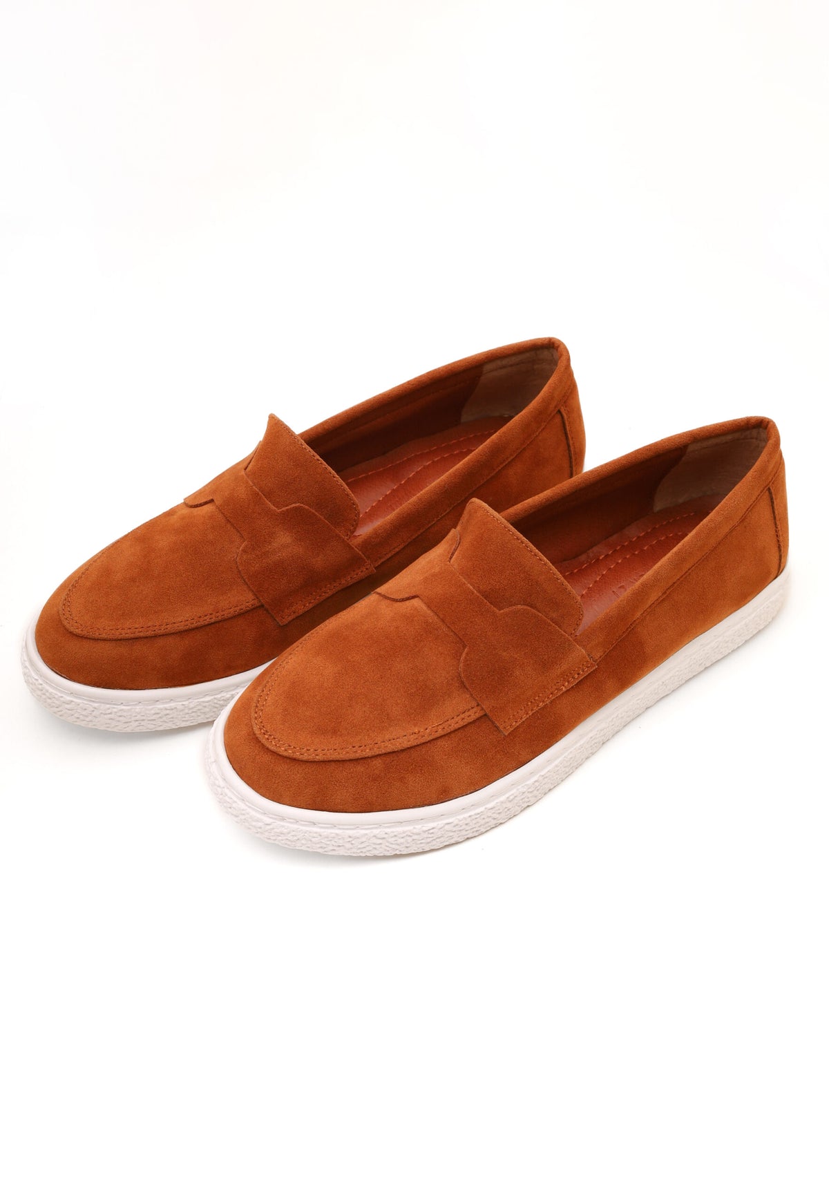 Forever 21 Suede-Finish Loafer Sneakers