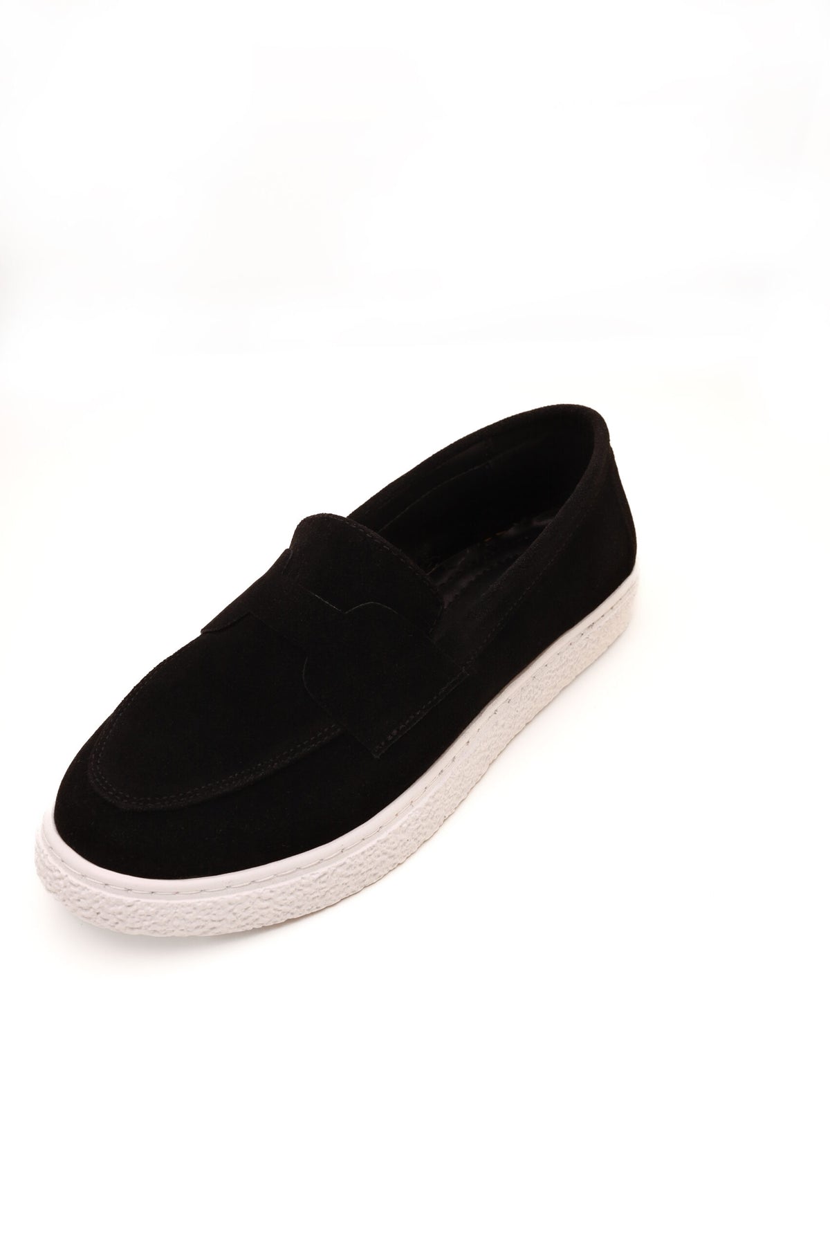 Forever 21 Suede-Finish Loafer Sneakers