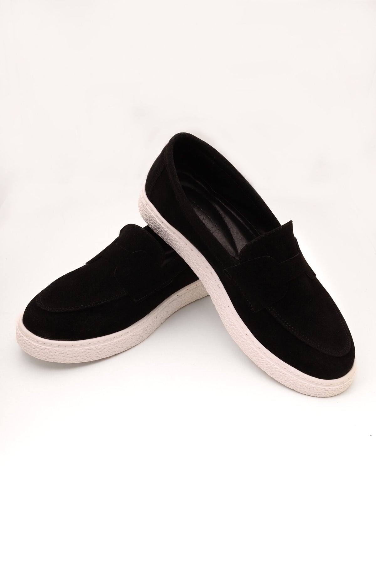 Forever 21 Suede-Finish Loafer Sneakers