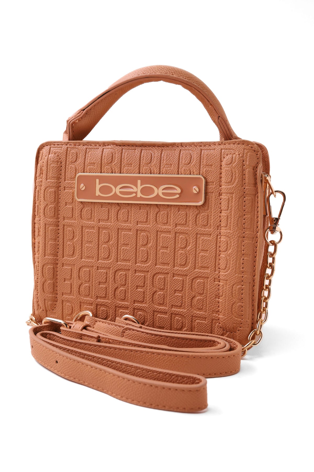 Bebe Women's Braided Faux Leather Shoulder Bag
