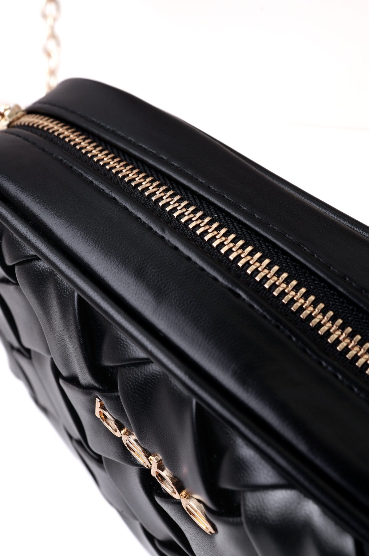 Bebe Women's Braided Faux Leather Shoulder Bag