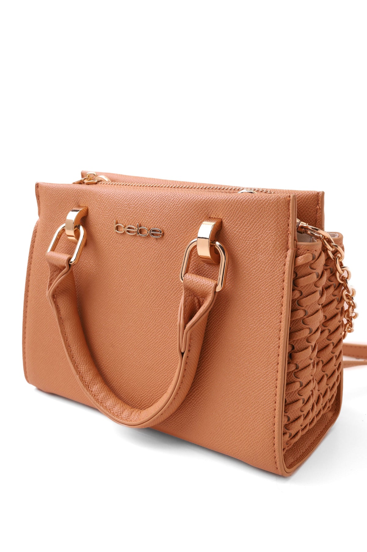 Bebe Small Structured Top-Handle Satchel