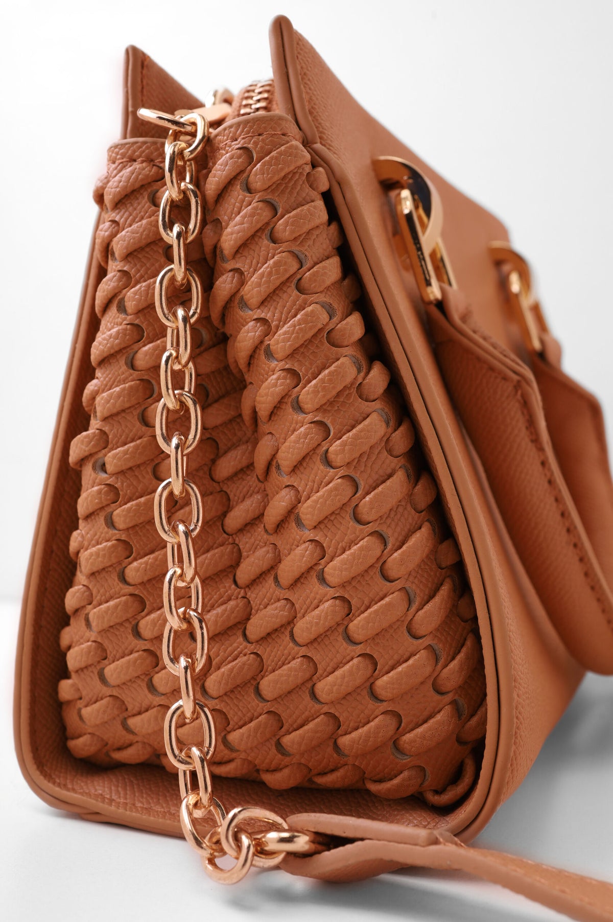 Bebe Small Structured Top-Handle Satchel