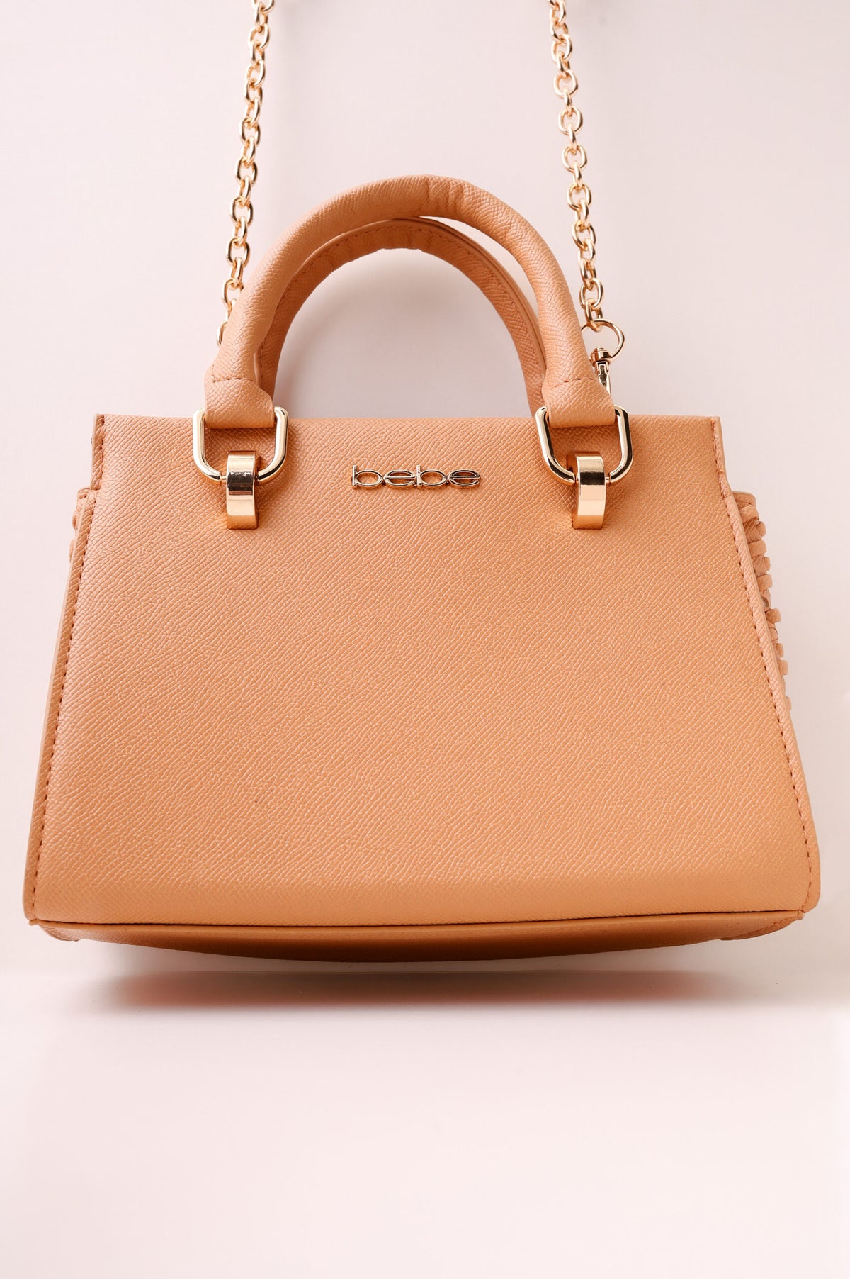 Bebe Small Structured Top-Handle Satchel