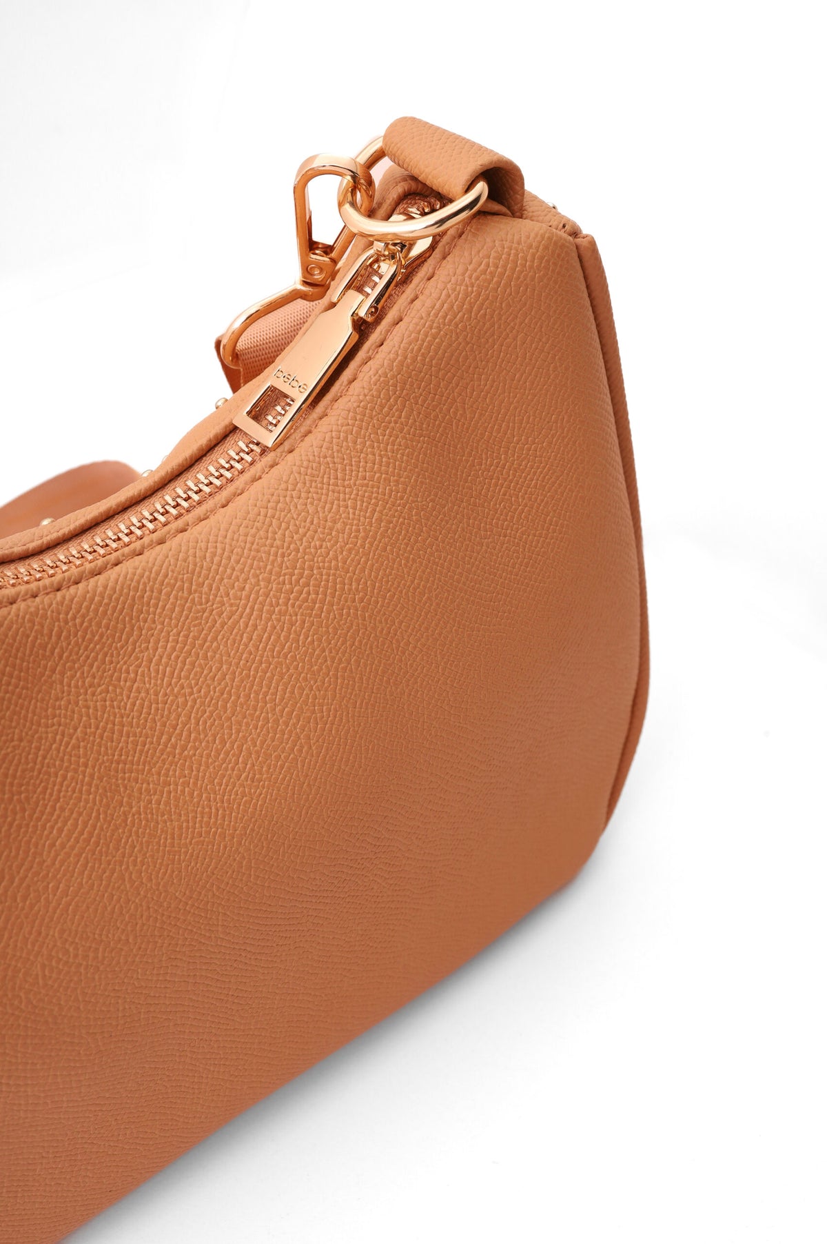 Bebe Studded Mini Hobo Shoulder Bag