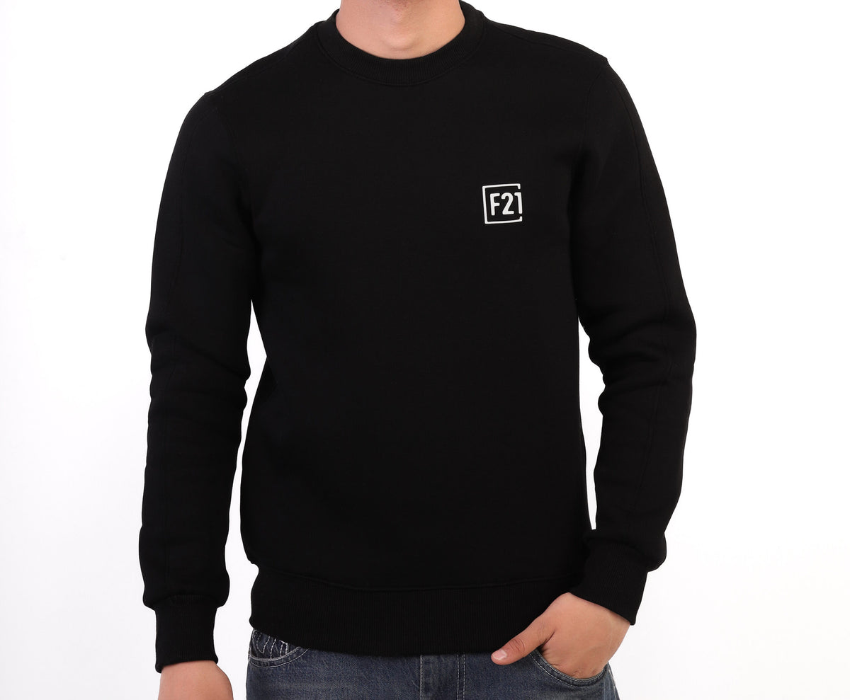 Forever 21 Essential F21 Logo Graphic Sweatshirt