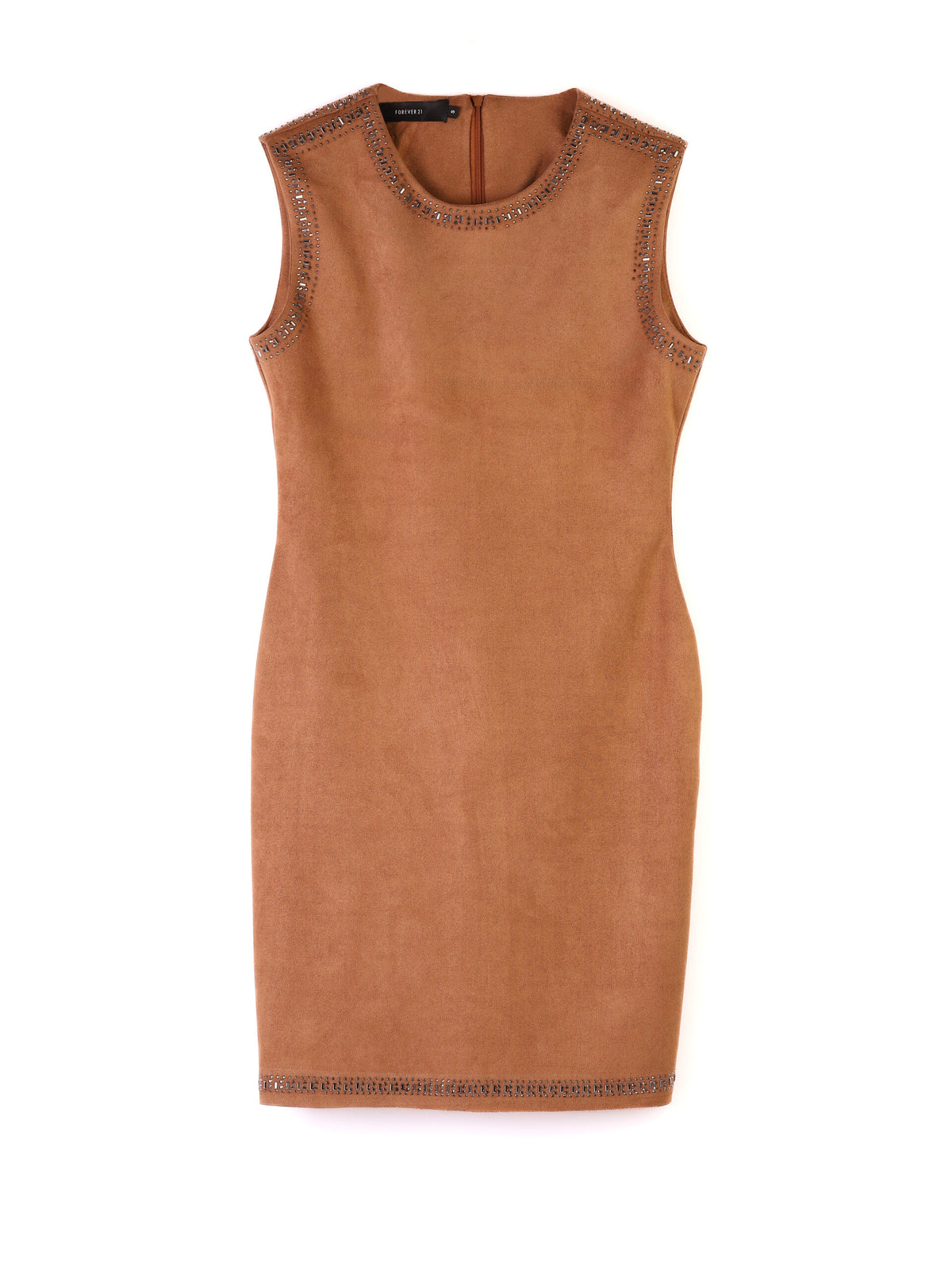 Forever 21 Studded Faux Suede Shift Dress