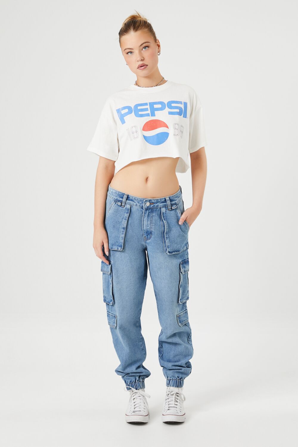 Forever 21 Cargo Jogger Jeans
