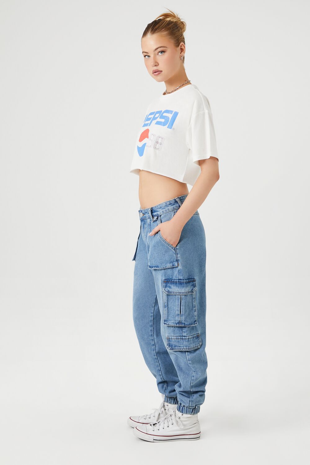 Forever 21 Cargo Jogger Jeans
