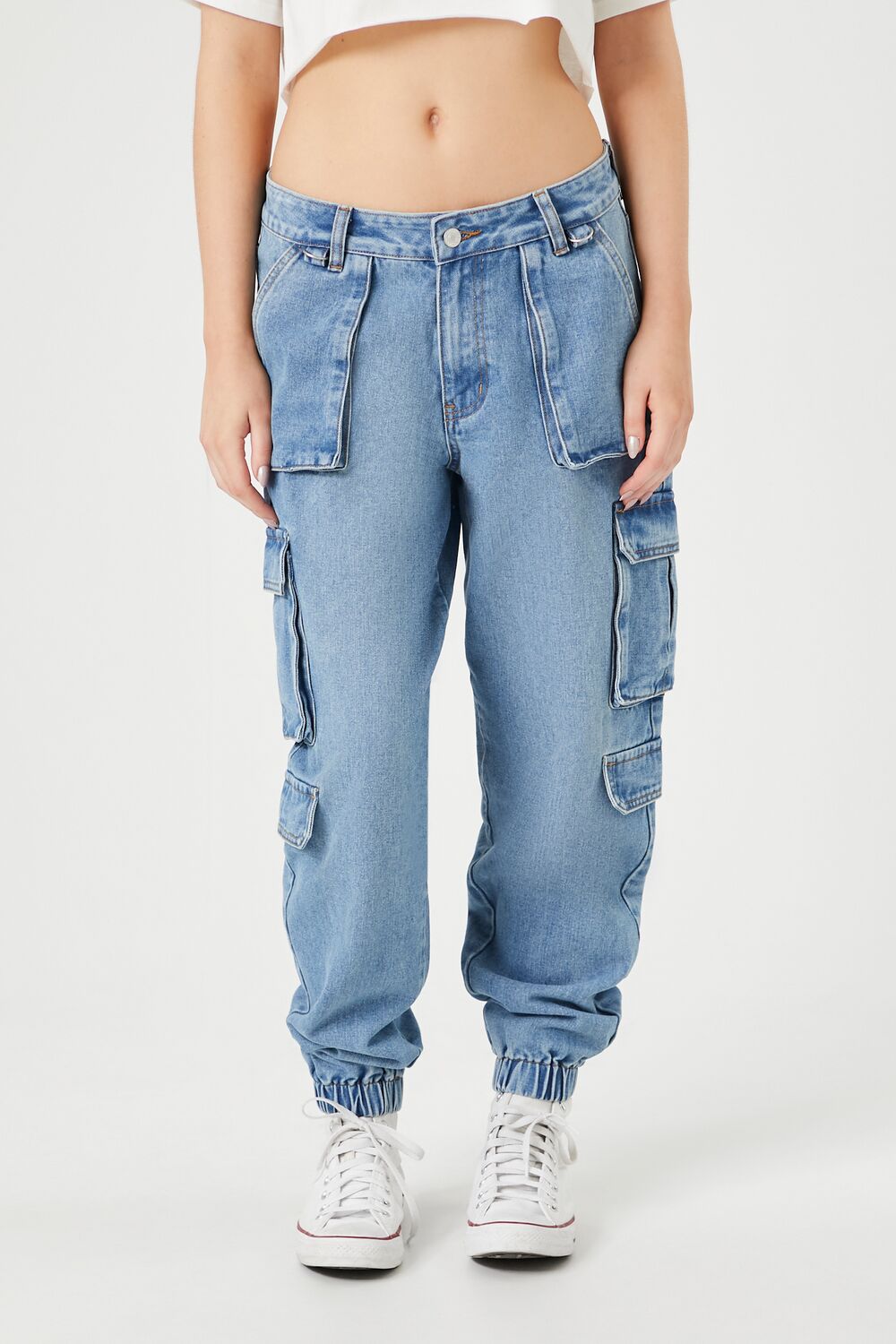 Forever 21 Cargo Jogger Jeans