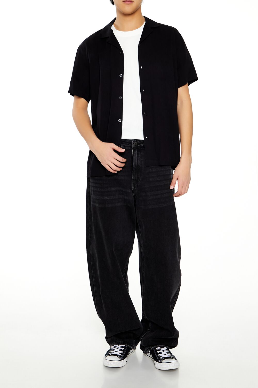 Forever 21 Relaxed Short Sleeve Shirt