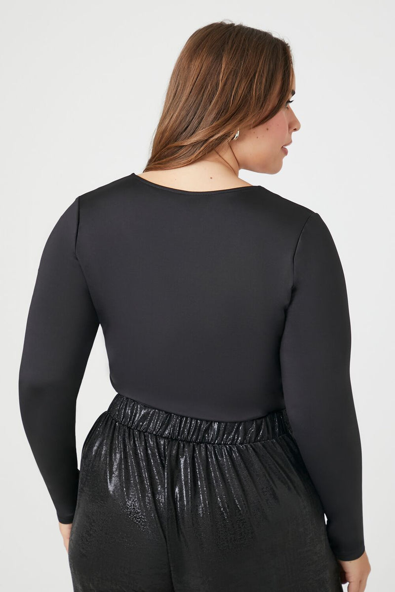 Forever 21 Plus Size Long-Sleeve Bodysuit