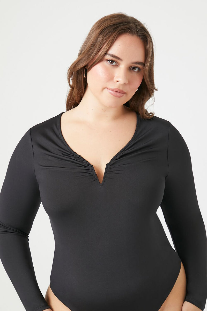 Forever 21 Plus Size Long-Sleeve Bodysuit