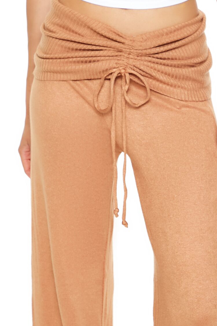 Forever 21 Ruched Drawstring Foldover Pants