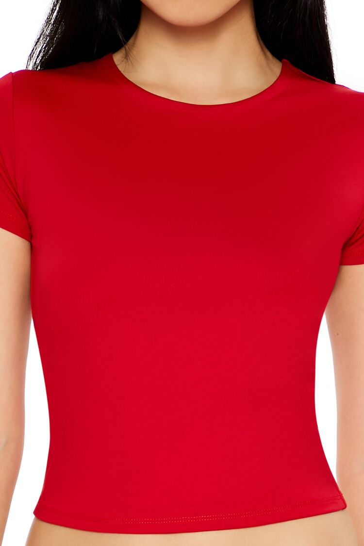 Forever 21 Fitted Crew Neck Baby Tee