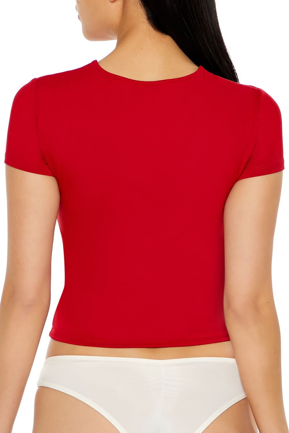 Forever 21 Fitted Crew Neck Baby Tee