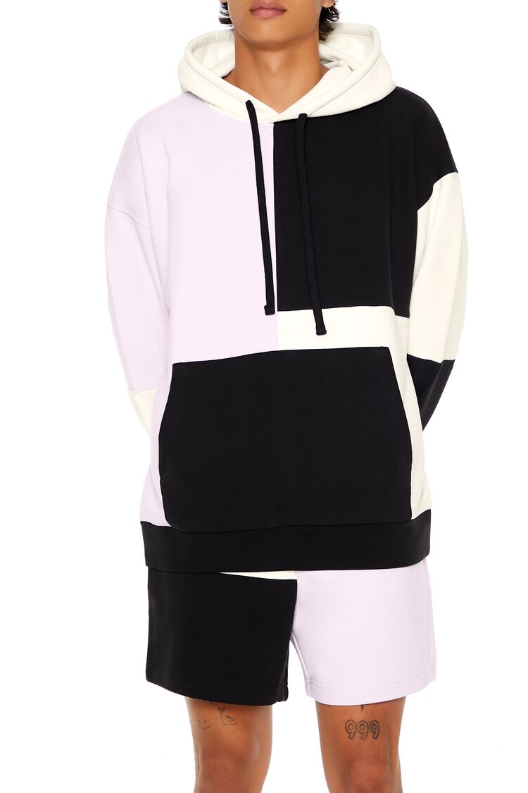 Forever 21 Colorblock Pullover Hoodie