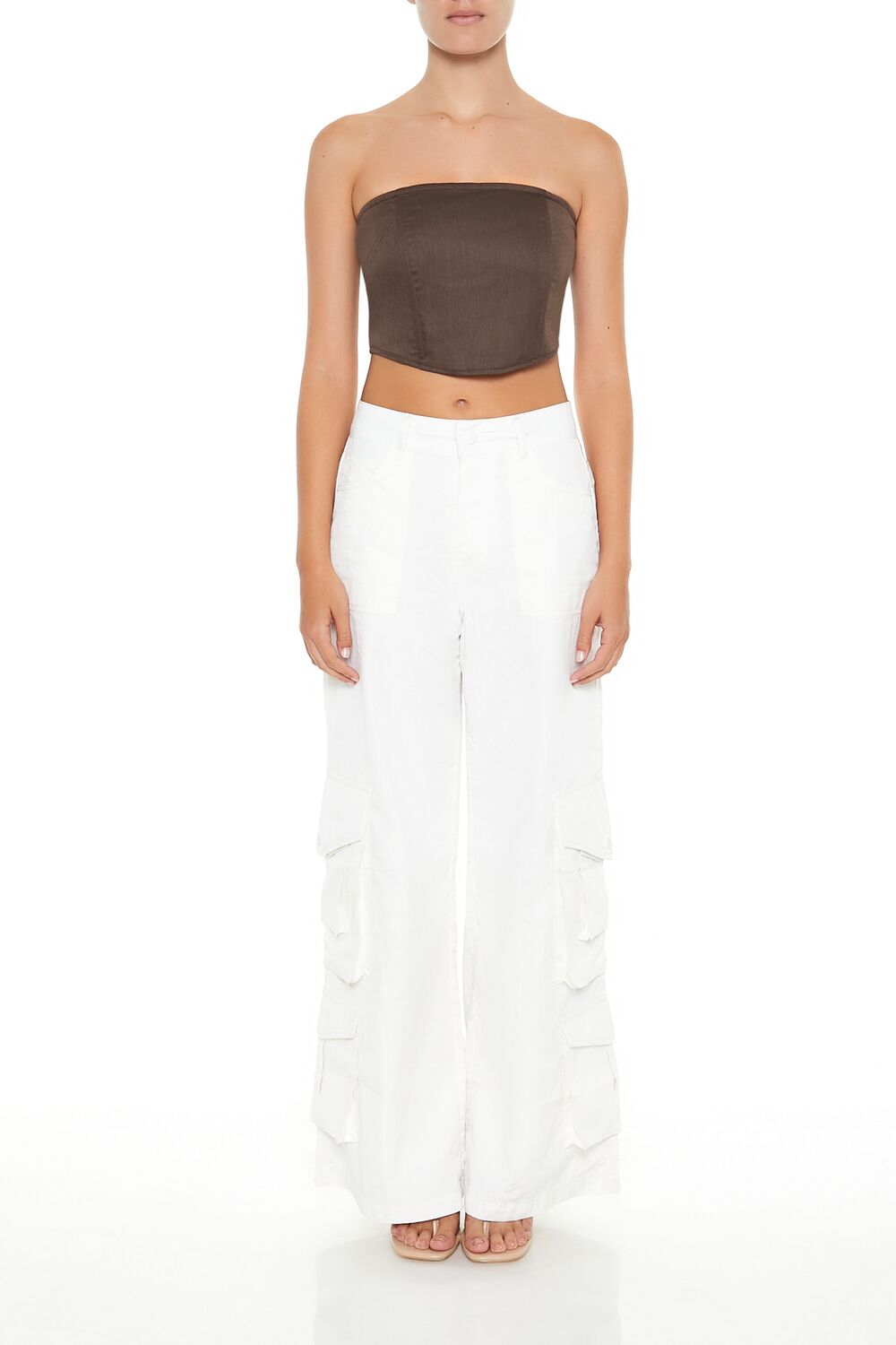 Forever 21 Structured Tube Crop Top