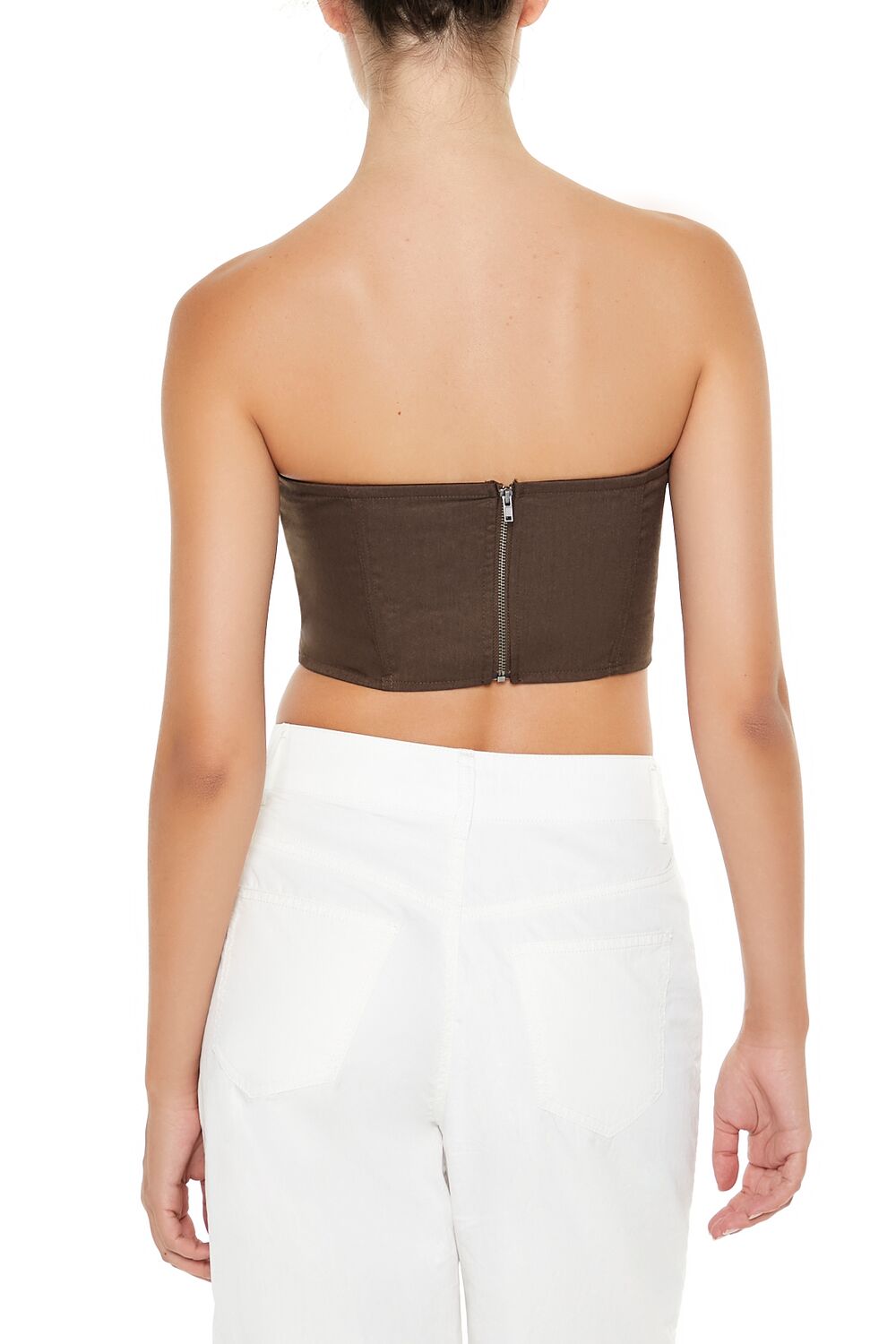 Forever 21 Structured Tube Crop Top