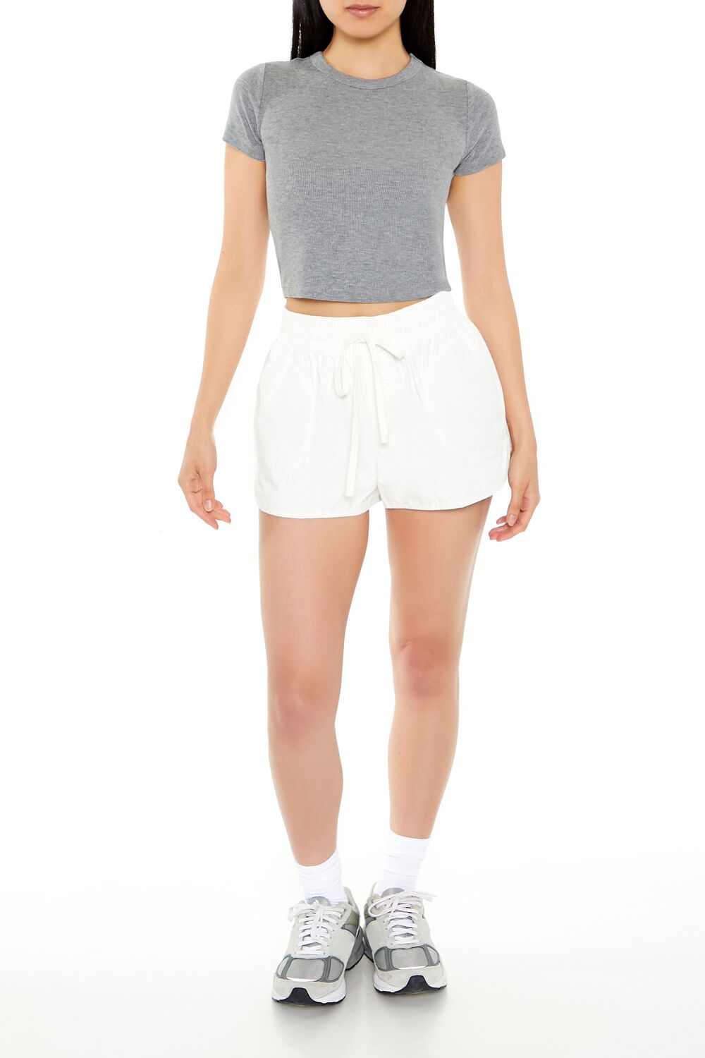 Forever 21 Drawstring Pull-On Shorts